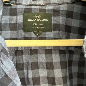 Rodd & Gunn Button Up - Men's - Plaid/Flannel - 100% Cotton - Size L